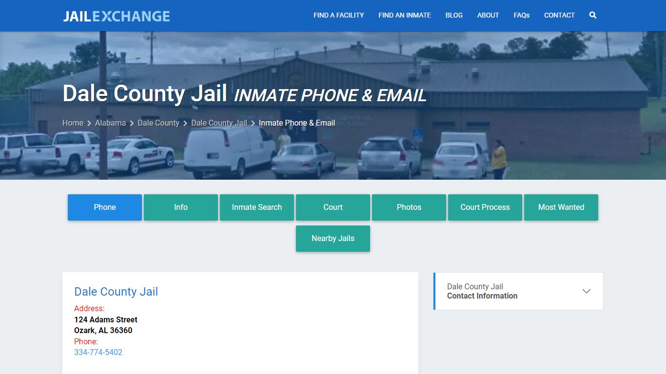 Inmate Phone - Dale County Jail, AL - Jail Exchange